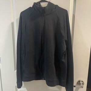 Lululemon City Sweat Men's Black Full-Zip Hoodie Size Large Good Condition